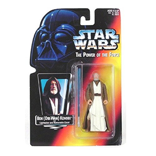 Star Wars: Power of The Force Red Card Ben (OBI-Wan) Kenobi with Short Lightsaber Action Figure