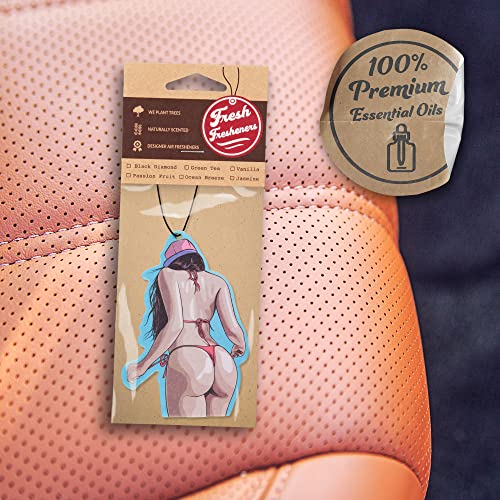 Image of Funny Naughty Unique Car Air Fresheners Scented With Premium Oils By Fresh Fresheners (Braziliana)