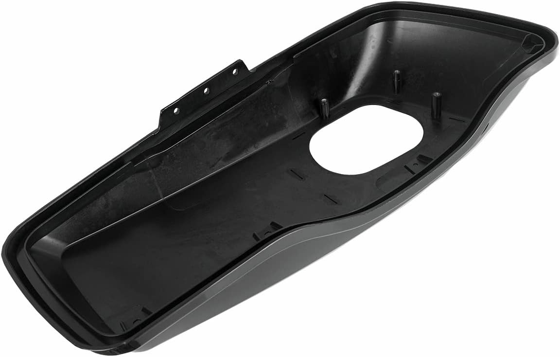 Vivid Black 6x9 Speaker Lids CVO Style For Harley 2014-Later Touring Saddlebags Road King, Road Glide, Street Glide, Ultra Limited, Electra Glide Standard