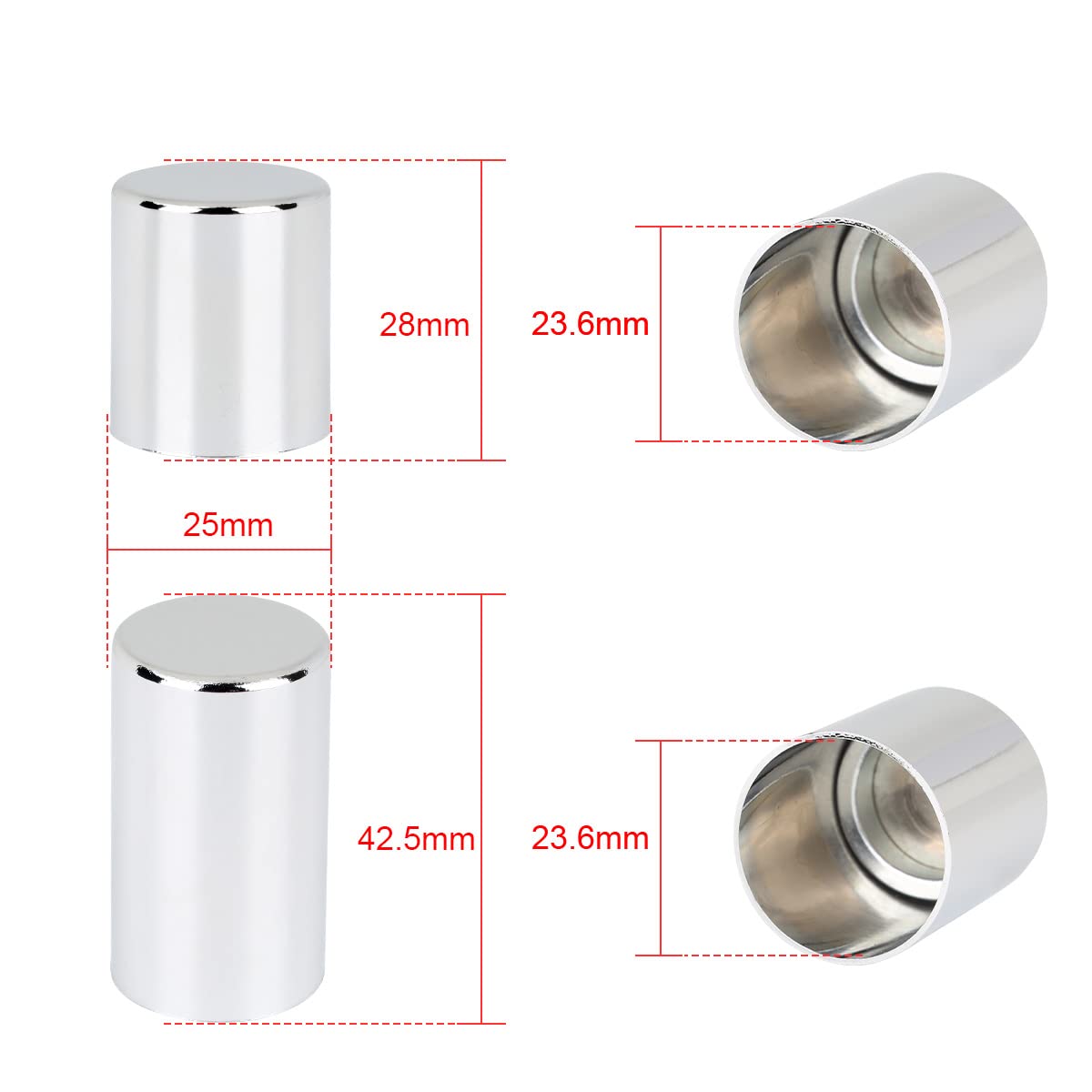 Docking Hardware Cover Kit Sissy Bar Rack 4 Point Magnet