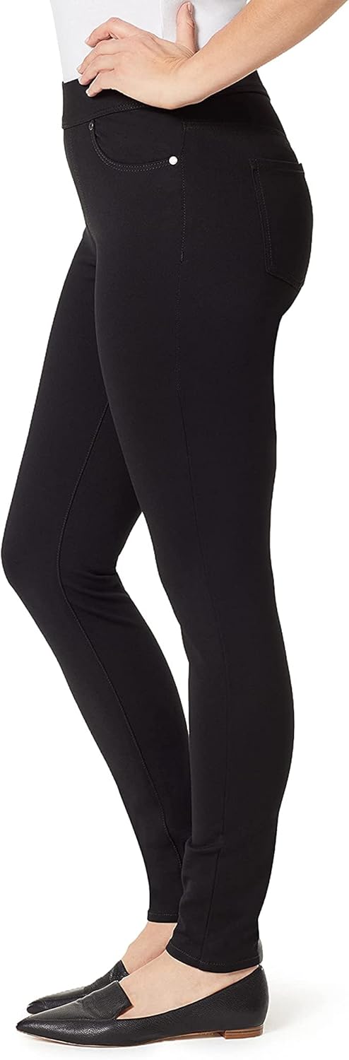 Gloria Vanderbilt Women's Avery Ponte Slim Pull on Pant