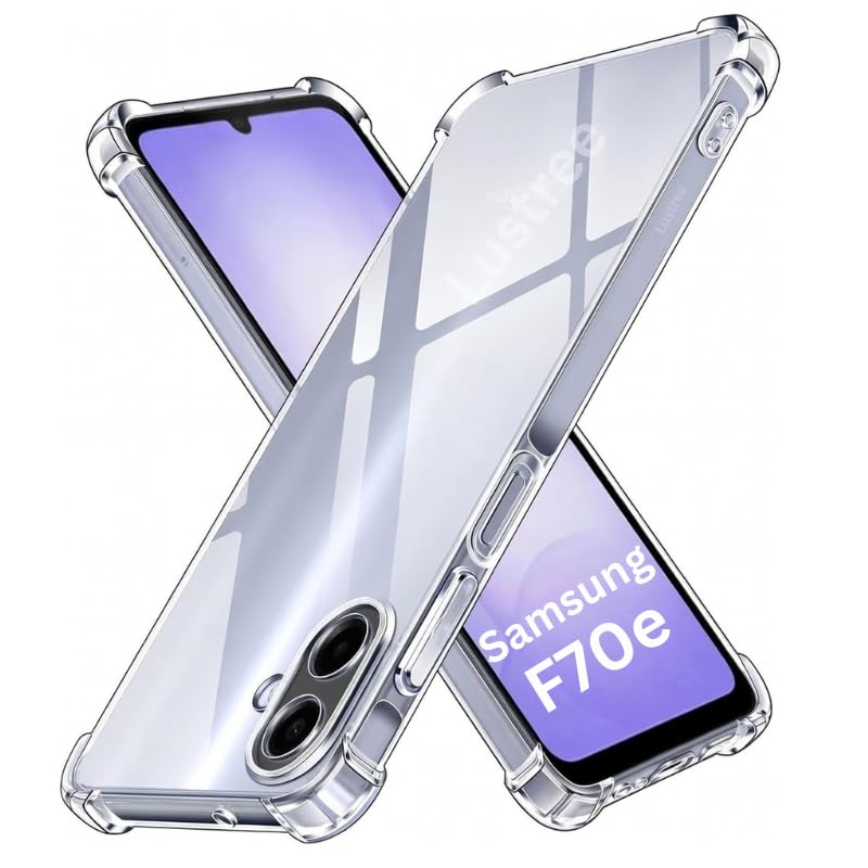 Lustree Samsung Galax F70e Back Cover Transparent Case | Clear TP...