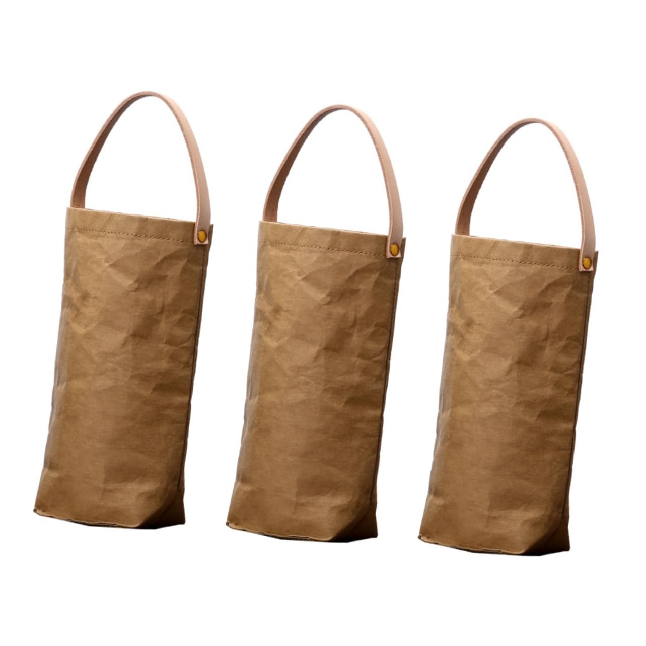 TOPBATHY 3 Piezas portabotellas Sepia Bolsos de Fiesta Bags Bolsas de Galletas Bolsas para Galletas Bolsa de Papel Kraft Bolsas de de Vino Bolsa de Bolso de Vino Tinto