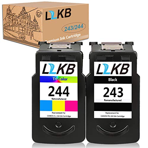 L2KB Remanufactured Ink Cartridge Replacement for Canon PG-243 CL-244 2 Pack Ink Cartridge PG-245XL CL-246XL Compatible With TR4520 MX492 MG2520 MG2922 TS302 and TS202 Printers