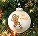 Tree Buddees Oh Snap! Funny Gingerbread Man Glass Christmas Ornament