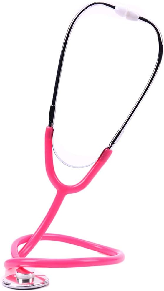 BANGNA Estetoscopio portátil de una Sola Cabeza, Herramienta de Equipo clínico de Primeros Auxilios para frecuencia cardíaca