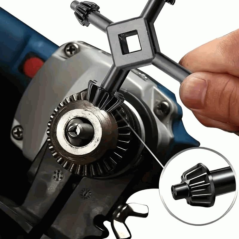 Llave de Portabrocas para taladro, Llave apretar taladro, Llave de Mandril, Llave para mandril taladro, Llave de taladro, Apto para Mayoría Los Taladros, Acero, 6 mm, 10 mm, 13 mm, 16 mm - imagen 2