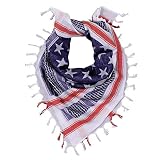 Thaweesuk Shop Red White and Blue 8 Piece Scarves Military Breathable Durable Arab Tactical Desert S