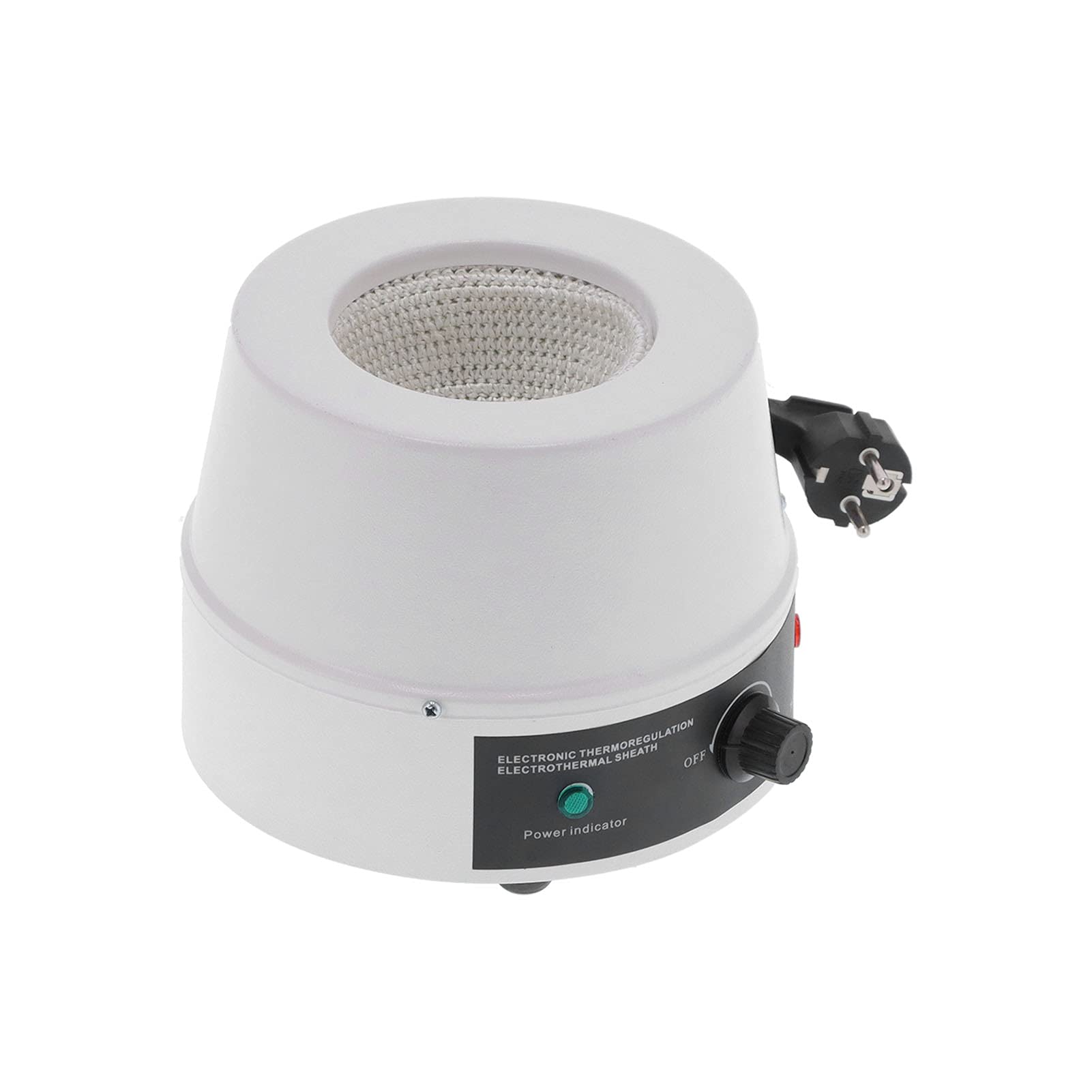 Tissting Agitatore Magnetico, Mantello Riscaldante Elettrico con Regolazione Temperatura 350°C, Agitatore da 250 ml in Fibra di Vetro per Laboratori Universitari e Scientifici