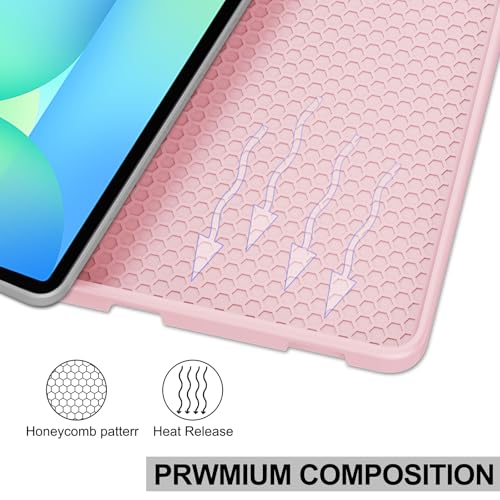Image of Keyboard Case for Samsung Galaxy Tab S10 FE+ Plus 13.1inch 2025, Magentic Protective Cover with S-Pen Holder, Detachable Wireless Bluetooth Keyboard, Pink