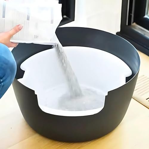 Miniatura 7 de Good Pet Stuff, Bandeja de arena para la caja de arena oculta original, bandeja de arena reutilizable, fácil de limpiar, sostenible, forro blanco