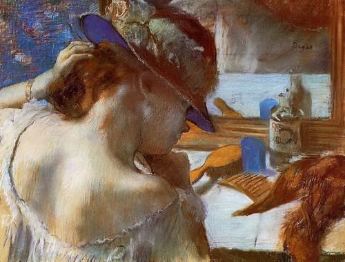 Peinture impressionniste Edgar Degas pour décoration murale salon élégante