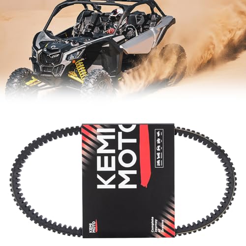 KEMIMOTO Upgraded X3 Drive Belt Smooth Engagement High Performance Compatible with Can-Am Maverick X3 and MAX Models OEM Replacement 422280656 422280654