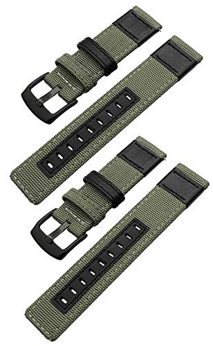 Pulseira de relógio de nylon premium com tecido de lona da OTAN, pulseira de relógio de lona, milita