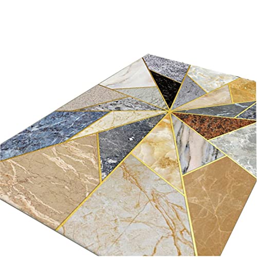 Tapis d'éveil multicolore géométrique idéal pour le salon ou le balcon moderne - 2