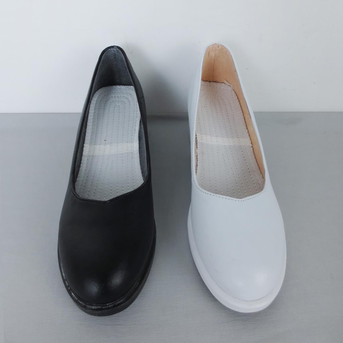 YuanCos Liones Kingdom Princess Elizabeth Liones Black White High Heel Cosplay Shoes