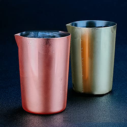 QIEIEI Stirring Tin,Stainless Steel Stirring Tin 500Ml Mixing Glass Preferred by and Amateurs Alike Make Your Own Specialty Cocktails