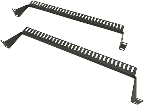 Miniatura 6 de Paquete de 5 paneles de gestión de cables de rack de servidores de 1U de 19 pulgadas con ganchos de anillo en D - Administrador de cables y cables