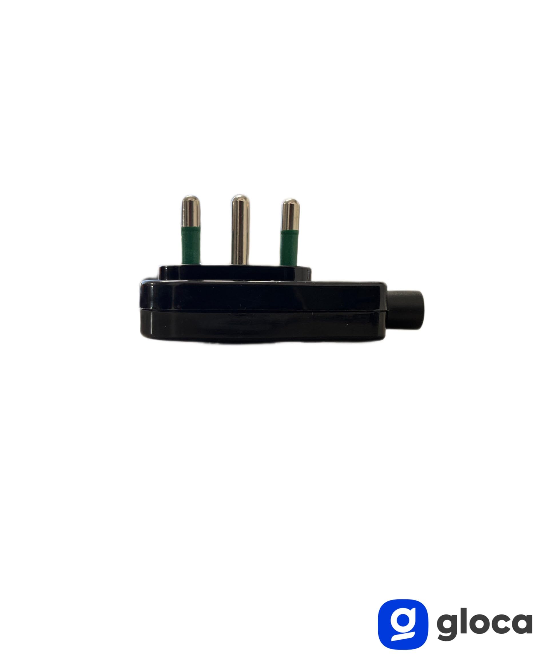 gloca Set 5 Spine Piatte Salvaspazio 16A Colore Nero Standard Italiano 250V