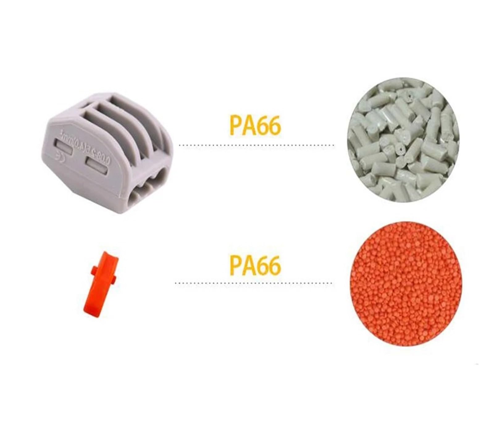 30/100PCS Push-in Filo Elettrico Morsettiera Connettore Universale Leva C Docking Collegamento 32A 250V(413,100 PCS)