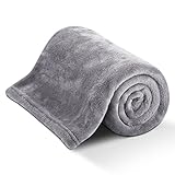 【Amazon.co.jp 限定】チチロバ(Titiroba) 毛布 ひざ掛け ブランケット あったか 軽量 秋 冬 もうふ 掛け毛布 フランネル 洗える 乾きやすい オールシーズン エコテックス認証 70x100cm ライトグレー