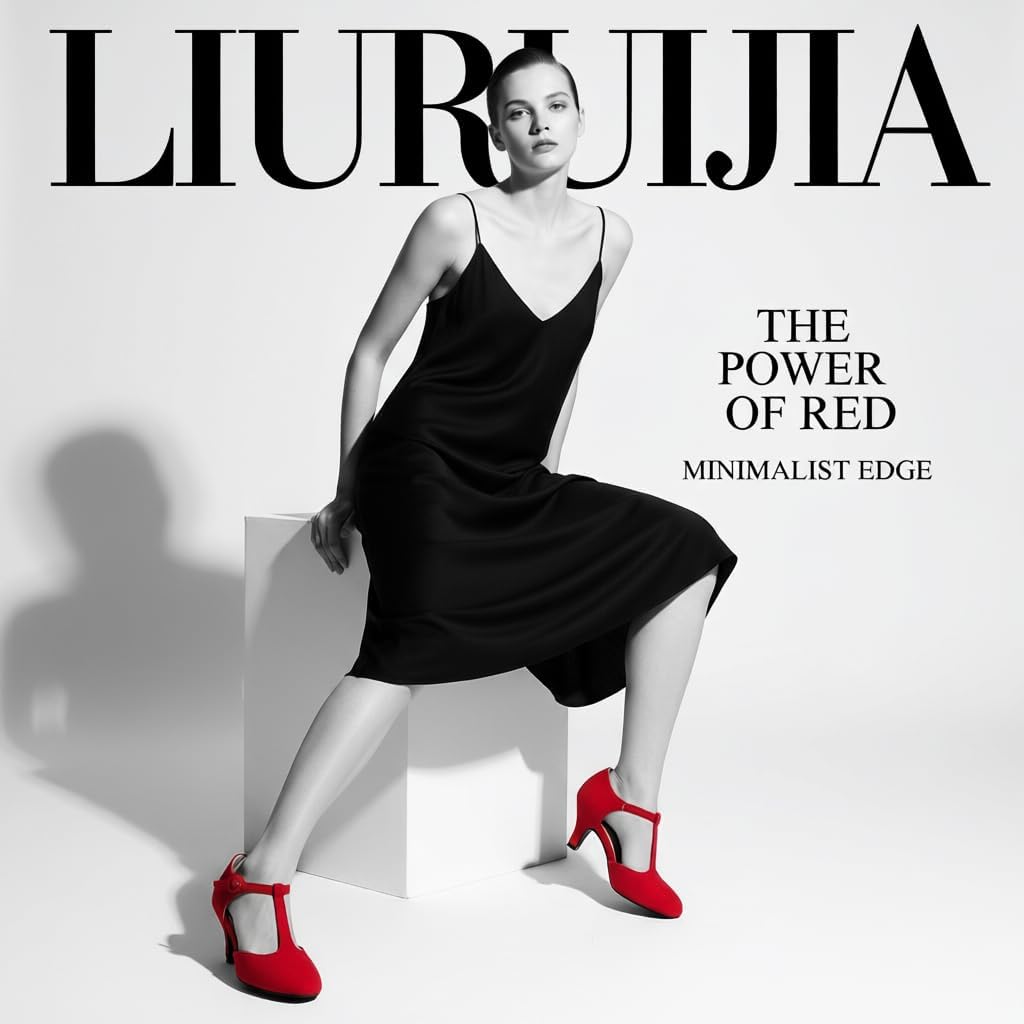 LIURUIJIA Women's T Strap Mary Jane Kitten Heels Pumps Vintage Low Heel Dress Shoes for Wedding Party Work Church - Image 4