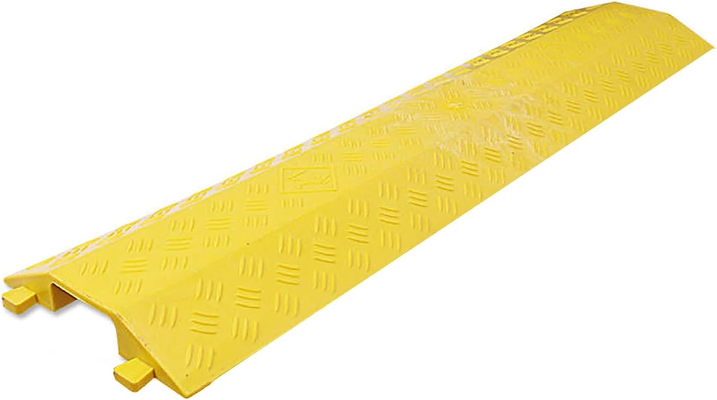 Floor Cord Cover Cord Protector, Durable Cable Protection Ramp Cover, Cable Concealer for Outdoor & Indoor Use, Supports 2000lbs Single Channel Heavy Duty Hose & Cord Track Floor Protection (Color :