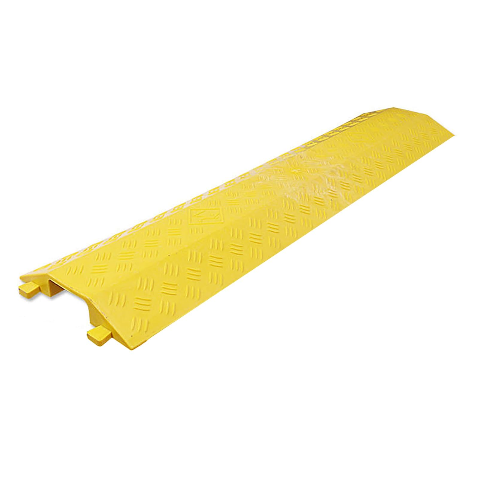Rampas Protectoras de Cables para Proteger Las Cables Protector de Cables Protector 1 Canal Pasacables de Suelo, para Uso en Interiores y Exteriores(100x23x4cm)