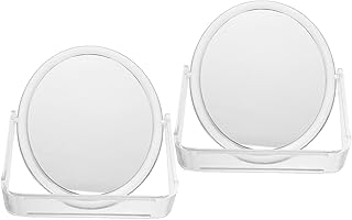 TEHAUX 2pcs Oval Vanity Mirrors Double-Sided ...