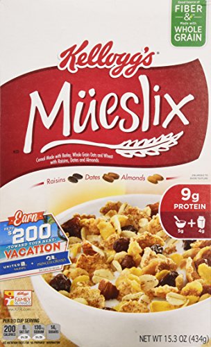 Kellogg's Mueslix, 15.3-Ounce Boxes (Pack of 4)