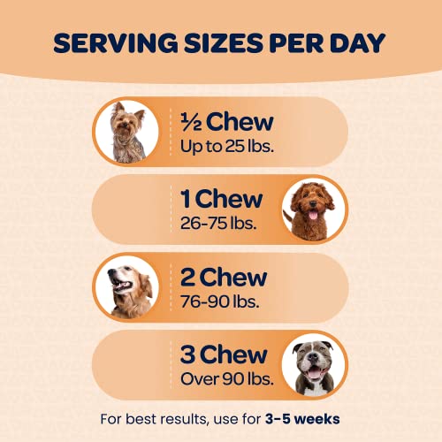 Ready Pet Go! Omega 3 + Calming Chews For Dogs | Helps With Dog Anxiety, Separation & Barking | Fish Oil For Dog Shedding, Skin Allergy, Itch Relief | 90 Chews Each #TOP4