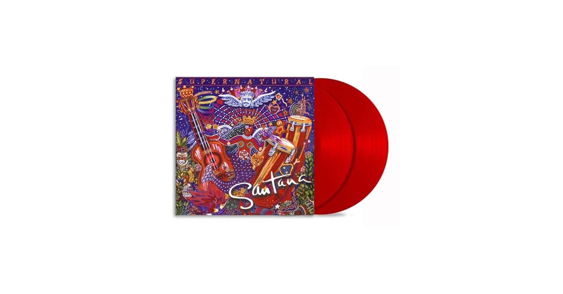 アート・デザイン・音楽 Supernatural: Santana Santana - Supernatural LP