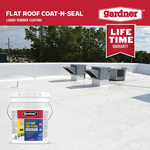 Gardner Flat Roof Coat-N-Seal Liquid Rubber Coating (5 Gallon)
