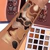 Juvia's Place Coffee Shop Eyeshadow Palette - 16 Pan Palette, Tan, Auburn, Rich Dark Chocolate, Mattes and Shimmers, Highly Pigmented and Buttery Texture