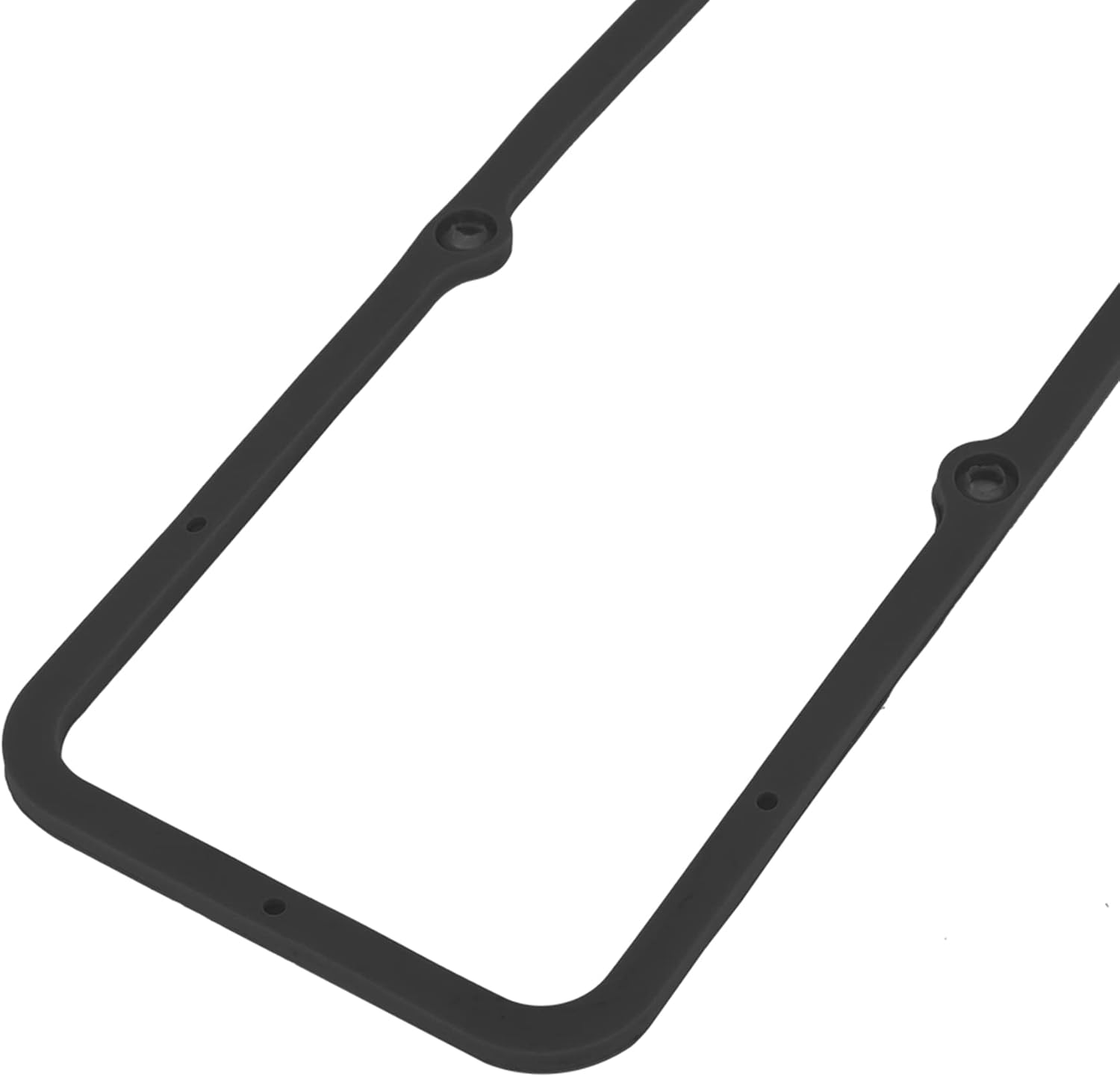 X AUTOHAUX 2pcs Black Valve Cover Rubber Steel Core Gasket for Chevy SBC 283 305 327 350 Engine Valve Cover Gasket Set