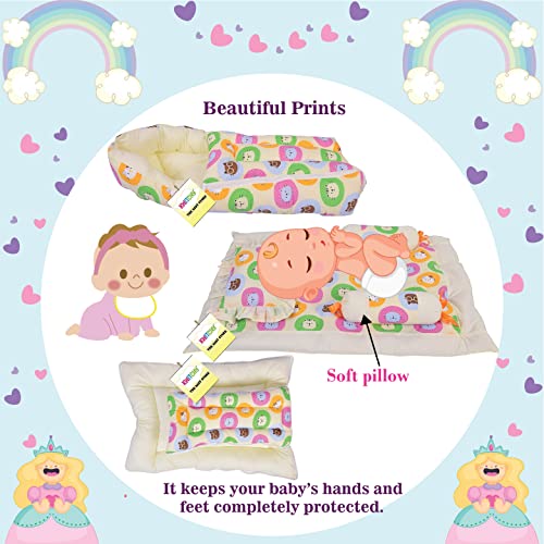 Image of Kwitchy Baby Bedding Set for New Born Essential Combo (0-6 Months) (4PCS Set)