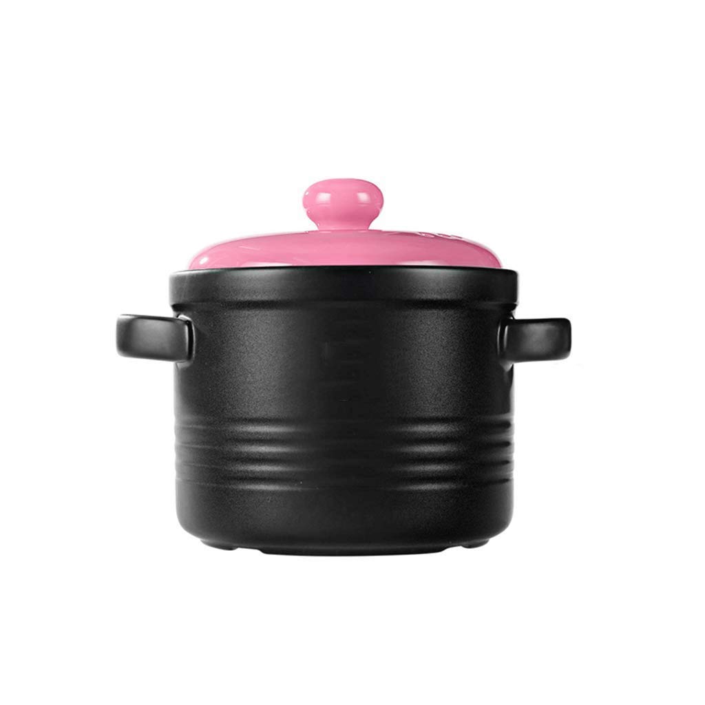 Olla de cerámica resistente para sopa microondas y guisados caseros
