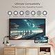 EZCast 2 Wireless Display Empfänger, unterstützt 2,4/5GHZ WiFi, kompatibel mit Android, iOS, Windows, MacOS, DLNA, Miracast, Airplay-Spiegelung