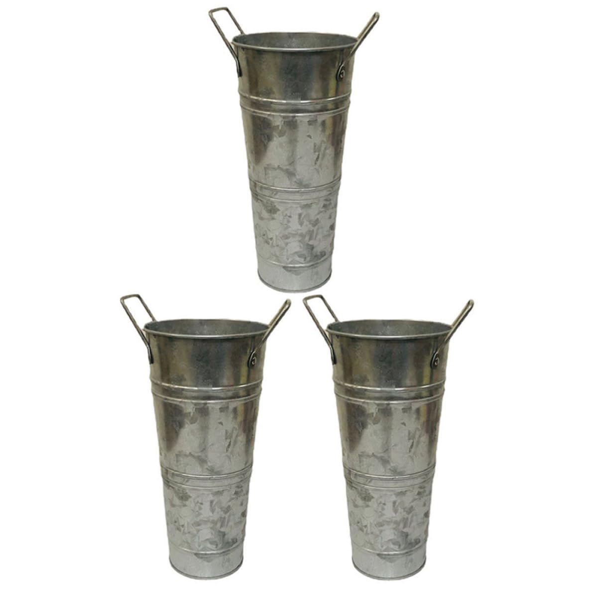 Pots de fleurs en fer suspendus ou à poser, seaux décoratifs maison pour plantes