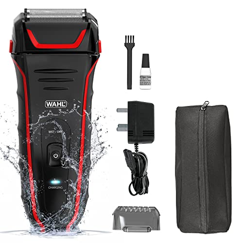 Wahl Clean & Close Plus Rechargeable Mens Foil Shaver with Non-Slip Grip