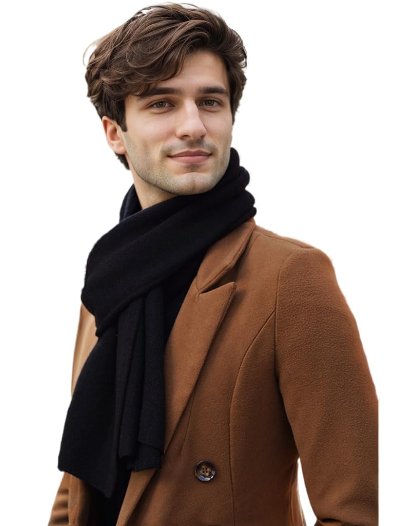 Kaschmir Yak-Wolle und Lamm-Wolle luftig Strick-Schal Winter-Schal für Damen und Herren