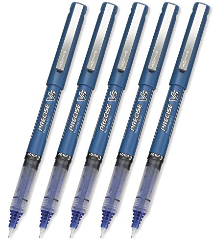 Bolígrafos Pilot Precise V5 Stick Azul Extra Fino x5