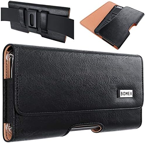 Holster for Galaxy S24+ Plus 5G S23+ S22+ S21+ S20+ S10+ S9+ S8+ S21 FE, A20, A54, A53 A52 Cell Phone Belt Holder Case with Clip ID Card Holder Pouch Cover (Fits Samsung with Otterbox Case on)