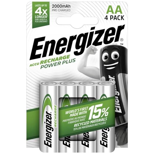 Energizer Rechargeable NiMH Battery AA 1.2 V Power+ 2000 mAh 4-Blister [EN-PWRPL2000B4] by Energizer - Used condition - CA$13.83