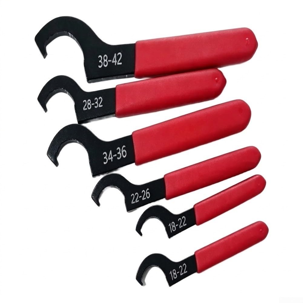 Juego de Llaves Combinadas para acero Carbono Mango Antideslizante para Tuercas Redondas Kit para herramienta Mecánica 28x11x3cm(5 pcs)
