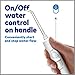 Waterpik Nano Plus Water Flosser For Teeth, Portable Electric Power, Compact For Travel and Home, 4 Flossing Tips, ADA Accepted, White WP-320