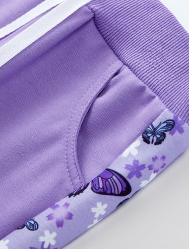 Image of Toddler Baby Boy Girl Clothes with Pockets 2PC Long Sleeve Pullover Sweatshirt and Pants Infant Fall Winter Outfit