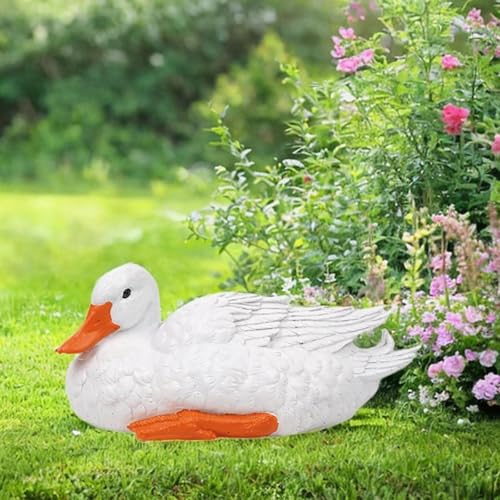 Canard de jardin résistant aux intempéries décoration résine