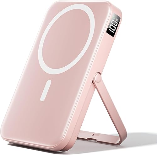 LENUTO for Magsafe Portable Charger,Wireless Magnetic 10000mAh Slim Power Bank w