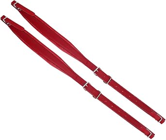 Accordion Strap, Adjustable Wear- Shoulder Belt for 16-120 Bass Accordion, Comfort Fit Strap for Musicians Performers43 * 8 * 5cm-Red